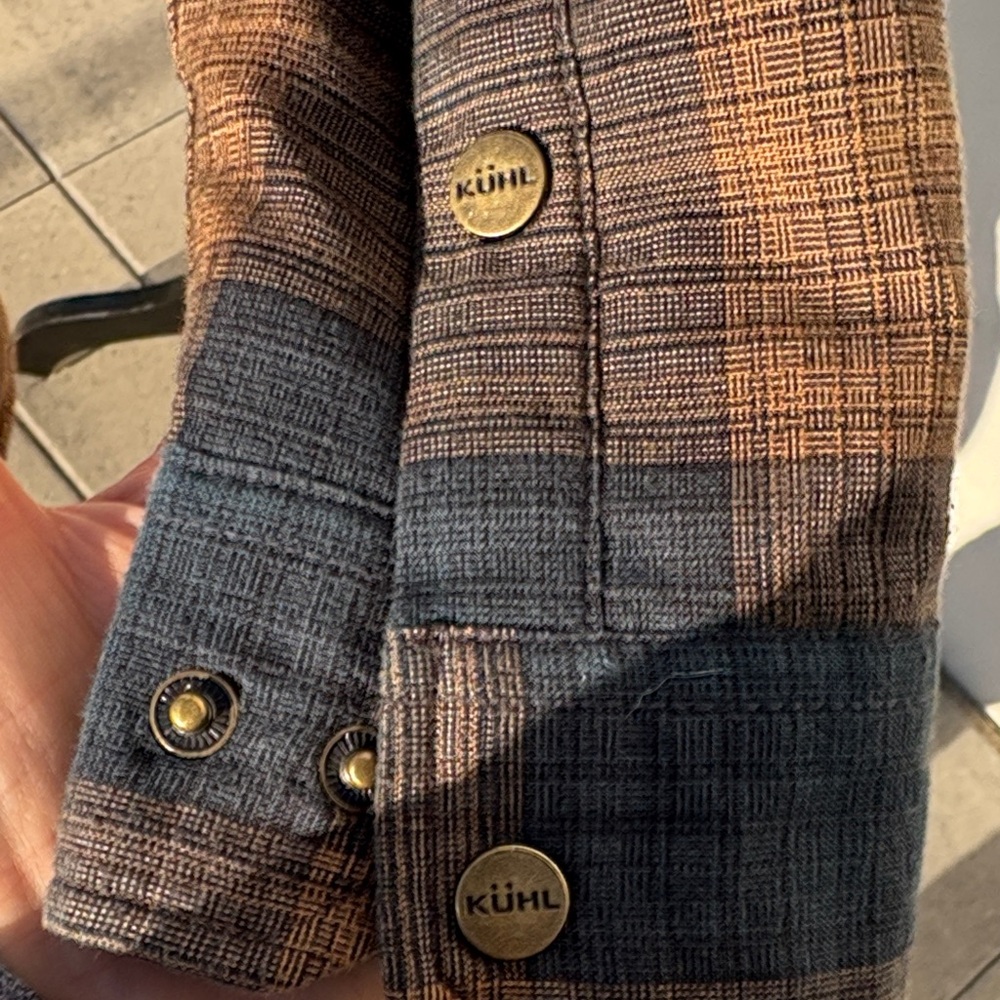 Plaid Button-Up Jacket - image 9